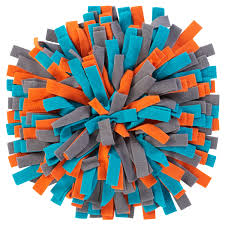 Messy Mutts Round Forage/Snuffle Mat with Suction, 15"