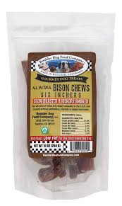 Boulder All Natural Bison Single Chew, 6"