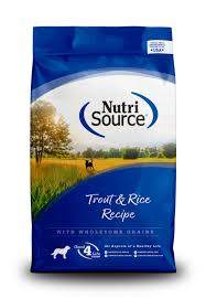 Nutrisource Trout & Rice Formula, 4lbs