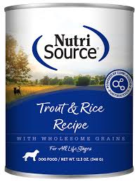 Nutrisource Trout & Rice Formula, 12.3oz