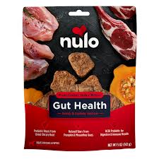 Nulo Dog Functional GF Gut Health Lamb & Turkey Jerky Treats, 5oz
