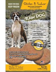 OC Raw Chicken Patties, 6.5lbs