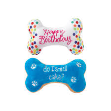 Petshop by Fringe Studio Birthday Bone Cookies Pet Toy