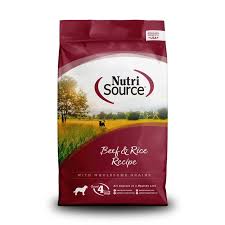 Nutrisource Beef & Rice Formula, 4lbs
