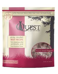 Steve's Real Food Cat Quest Freeze Dried Beef Nuggets, 10oz