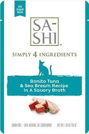 Rawz Sa-Shi Tuna & Sea Bream Cat Food Pouch, 1.75oz