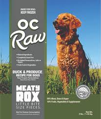 OC Raw Meaty Rox Duck & Produce, 3lbs
