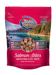 Nutrisource Salmon Bites Grain Free Dog Treats, 6oz
