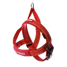 EzyDog Quick Fit Dog Harness Red, XS