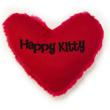 Yeowww! Hearrrt Attack Happy Kitty Catnip Toy