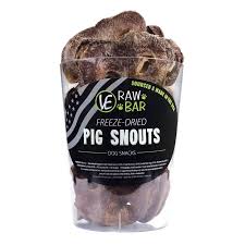 Vital Essentials Dog Freeze-Dried Pig Snouts, FULL CASE OF 14
