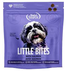NutriSource Dog Little Bites Salmon Treats, 6oz