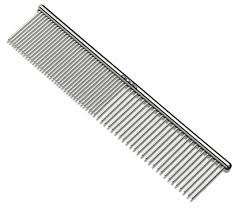 SureGrip Coarse/Fine Stainless Steel Comb, 8"