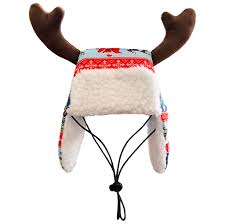 Huxley & Kent Ugly Sweater Antler Hat, L