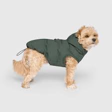 Canada Pooch The Waterproof Puffer, Forest Green, Size 22