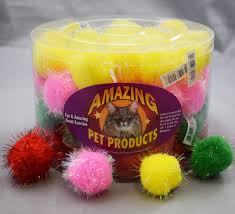 Amazing Pet Products Cat Sparkle Ball Toy, 80ct