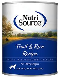Nutrisource Trout & Rice Formula, 13oz