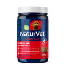 NaturVet Hemp Allergy Aid Soft Chew, 60ct