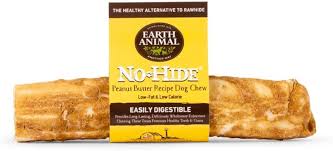 Earth Animal No Hide Peanut Butter Chews, 7" 3pk