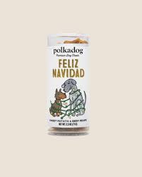 Polkadog Holiday Mini Tube: Feliz Navidad, Sweet Potato and Beef, 2.5oz