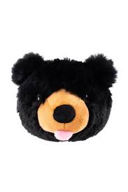 Tall Tails Dog 2-in-1 Black Bear Head, 4"