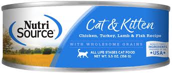 Nutrisource Chicken, Turkey and Lamb & Fish Cat and Kitten Formula, 5oz
