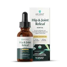 Pet Releaf USDA Organic Hip & Joint Releaf 300mg CBD Oil for Small Dogs & Cats