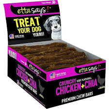 Etta Says Premium Crunchy Chicken & Chia Chew, 12ct