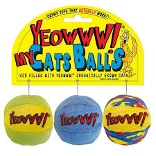 Yeowww! Catnip Balls, 3pk