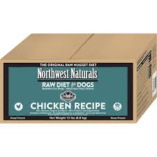 Northwest Naturals Dog Frozen Nuggets Chicken Bulk, 15lb