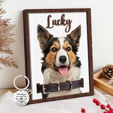 Dog Signs Wood Frame
