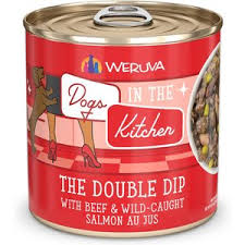 Weruva Dogs In The Kitchen The Double Dip With Beef & Salmon, 10oz