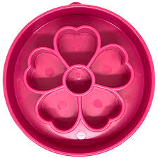 SodaPup Flower eBowl Enrichment Slow Feeder, Pink, 8"