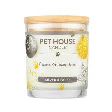 Pet House Holiday Silver & Gold Candle, 9oz