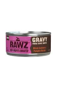 Rawz Minced Gravy Sardine & Pumpkin Canned Cat Food, 3oz