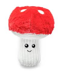 Thoozy Mushroom Plush Dog Toy, 9"