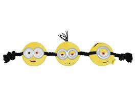 Multipet Minion 3-Head Dog Rope Toy 17"