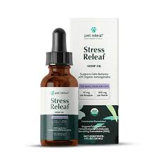 Pet Releaf USDA Organic Stress Releaf 300mg CBD Oil for Small Dogs & Cats