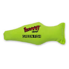 Yeowww! Catnip Green Fish Toy