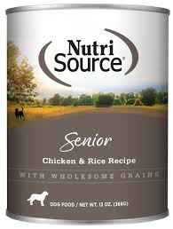 Nutrisource Chicken & Rice Senior, 13oz
