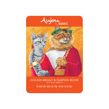 Rawz Aujou Chicken & Pumpkin Cat Food Pouch, 2.5oz