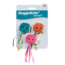 HuggleHounds Jellie Fish Allure Cat Toy