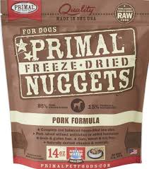 Primal Freeze Dried Pork Dog Food, 14oz