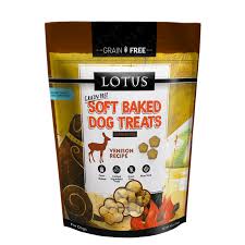 Lotus GF Venison Soft Baked Dog Treat, 10oz