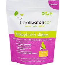 Small Batch Cat Frozen Turkey Sliders, 3lbs