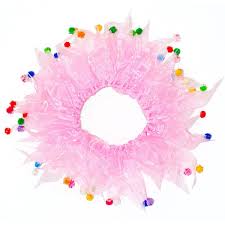 Multipet Party Pom Pom Collar Pink, L