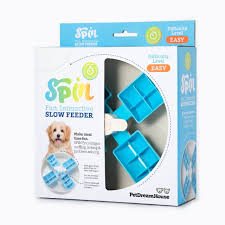 Pet Dream House SPIN Interactive Feeder, Windmill Blue