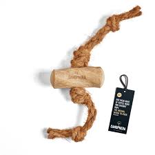 Canophera Coffee Wood and Coconut Rope Dog Chew, XL