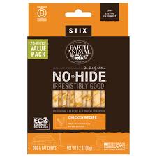 Earth Animal No Hide Chicken Chews, 7" 3pk
