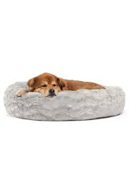 Best Friends by Sheri Lux Donut Dog Bed Grey, 45"x45"